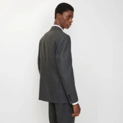 Wool Flannel Tailored Jacket