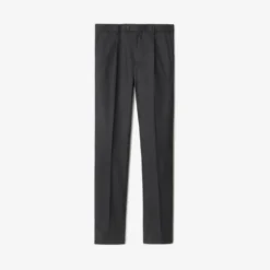 Wool Flannel Tailored Trousers