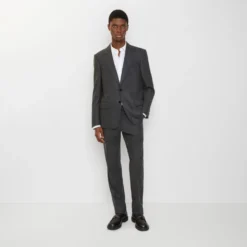Wool Flannel Tailored Trousers