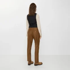 Wool Mohair Tailored Trousers
